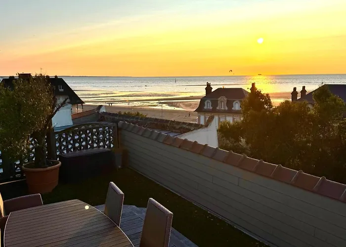 Familial - 2 Toits Terrasses - Vue - Hyper Centre D'houlgate Apartman Houlgate